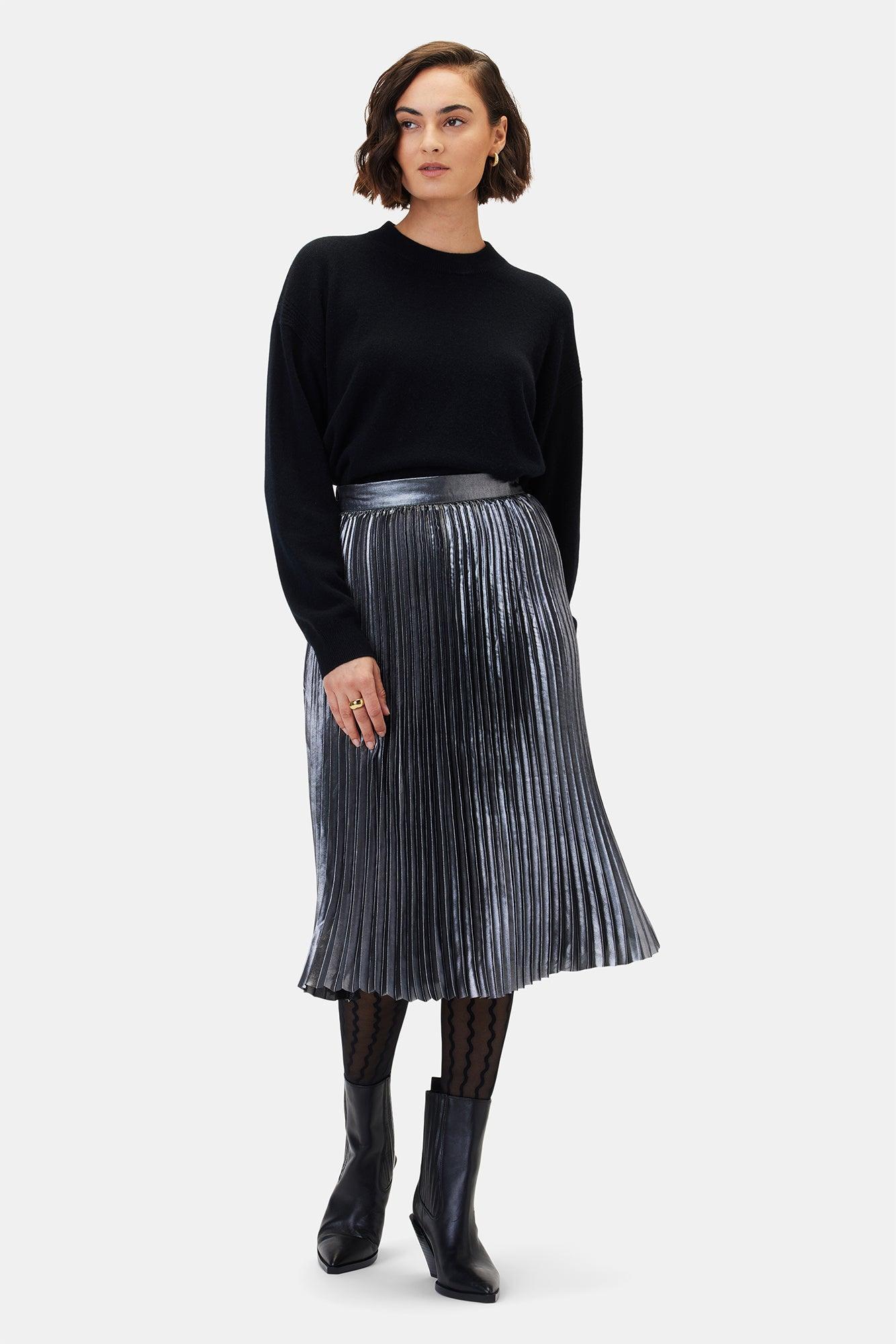 Blaze Skirt - Pewter Product Image