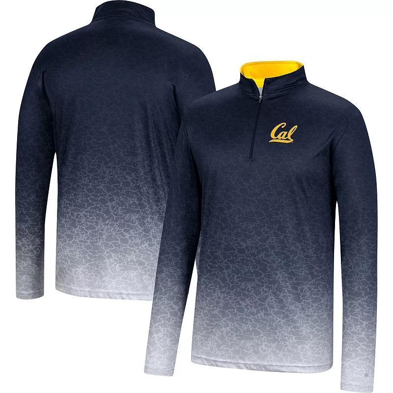 Mens Colosseum Cal Bears Walter Quarter-Zip Windshirt Blue Product Image