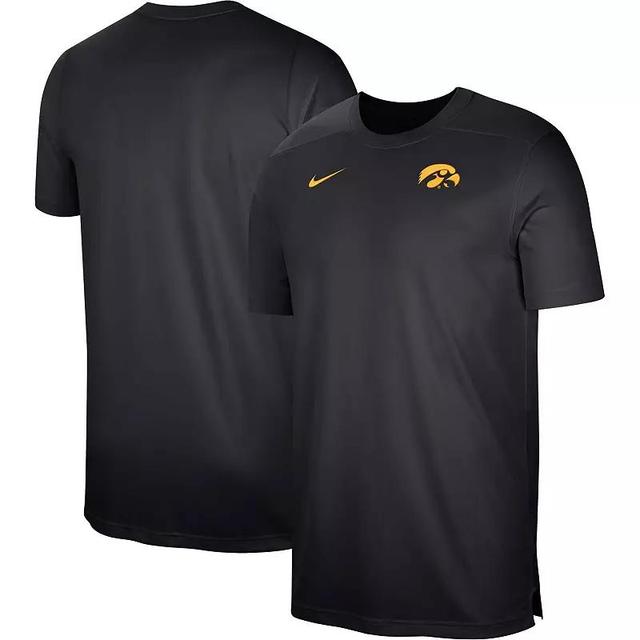 Mens Nike Iowa Hawkeyes Sideline Coaches Performance Top Product Image