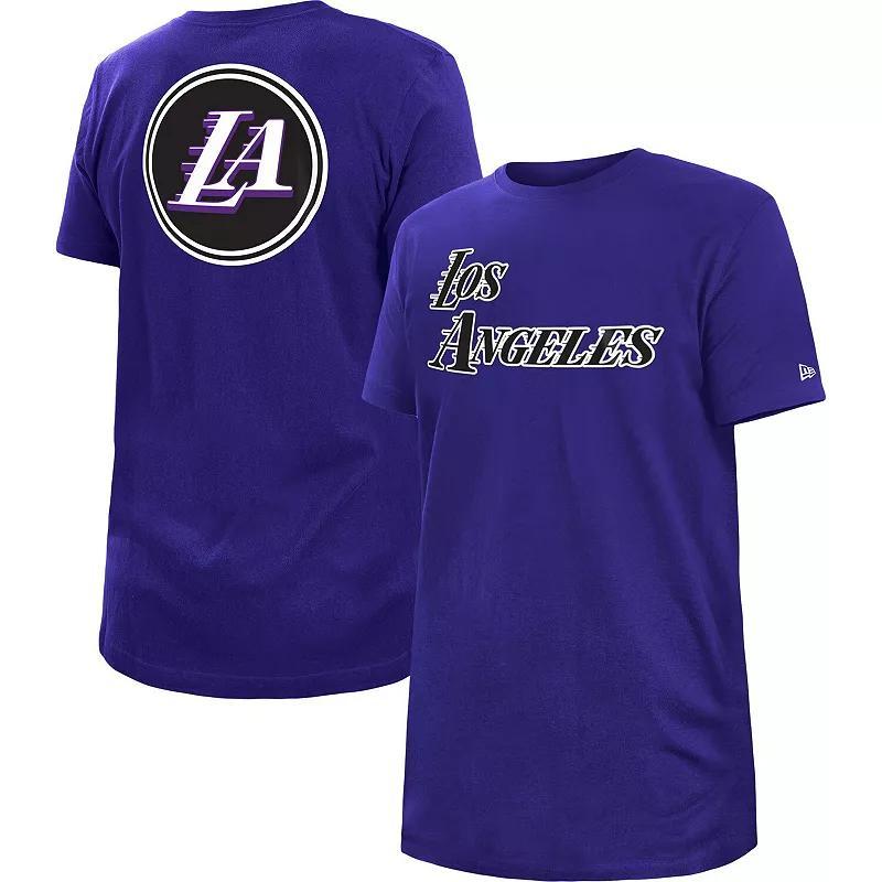 Mens New Era Los Angeles Lakers 2022/23 City Edition Big & Tall T-Shirt Product Image