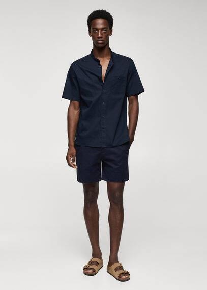 Mens LOEWE x Paulas Ibiza Linen-Blend Camp Shirt Product Image