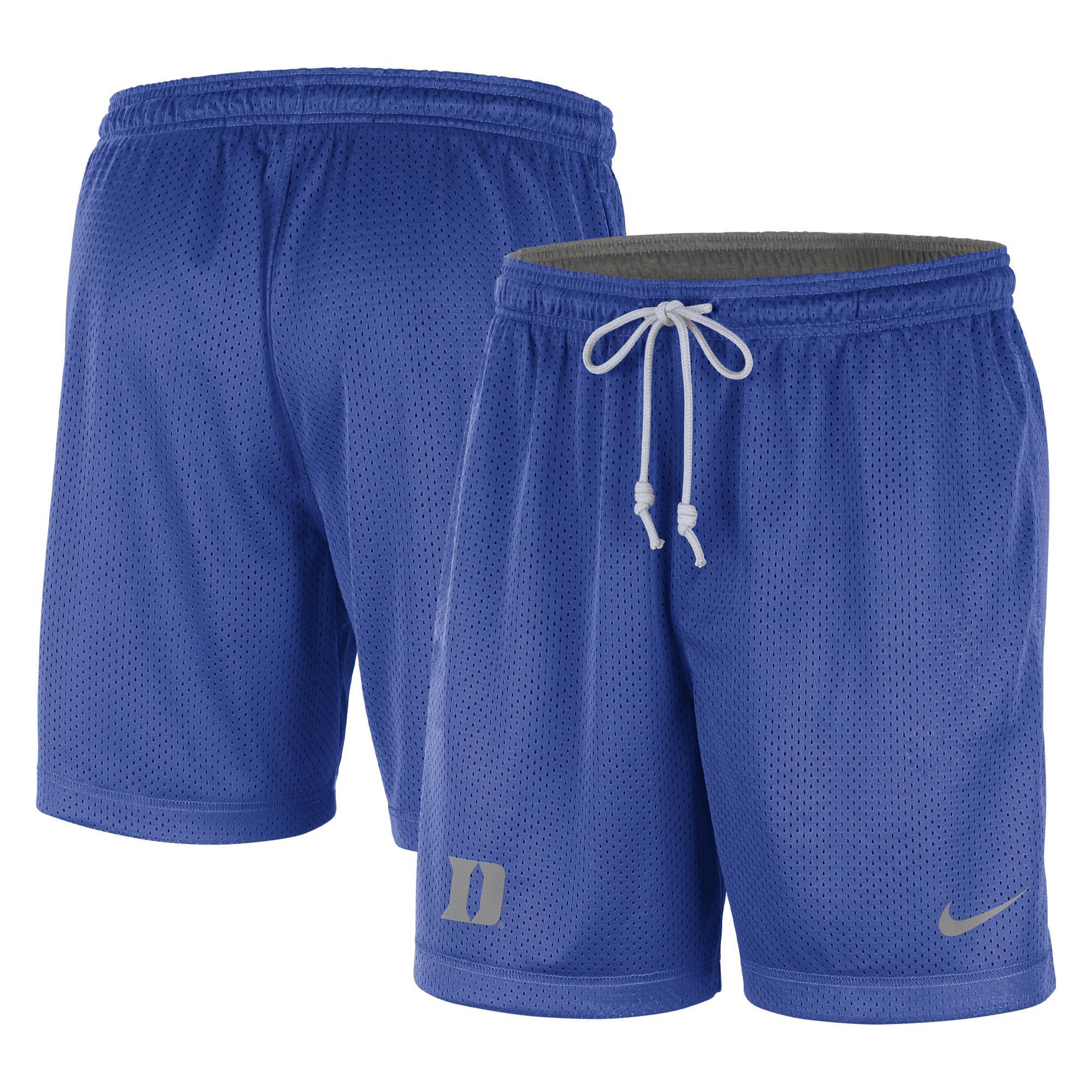 Mens Nike Royal/Gray Duke Devils Reversible Performance Shorts Product Image