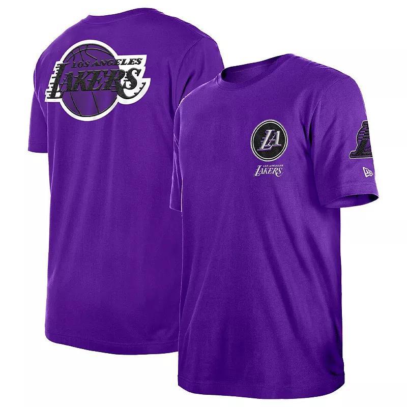 Mens New Era Los Angeles Lakers 2022/23 City Edition Elite Pack T-Shirt Product Image