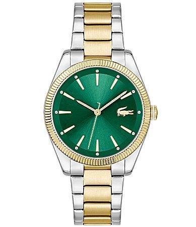 Lacoste Womens Capucine Quartz Analog Two Tone Stainless Steel Bracelet Watch Product Image