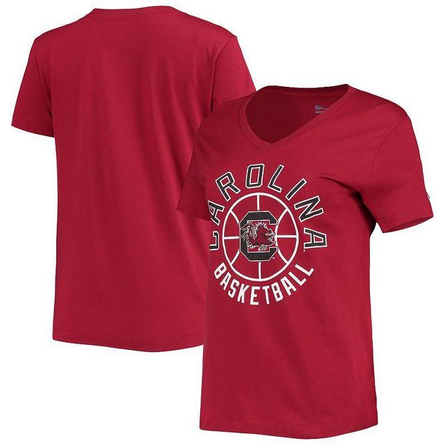 Womens Champion Garnet South Carolina Gamecocks Basketball V-Neck T-Shirt Product Image