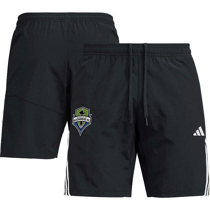 Mens adidas Black Seattle Sounders Fc Downtime Shorts Product Image