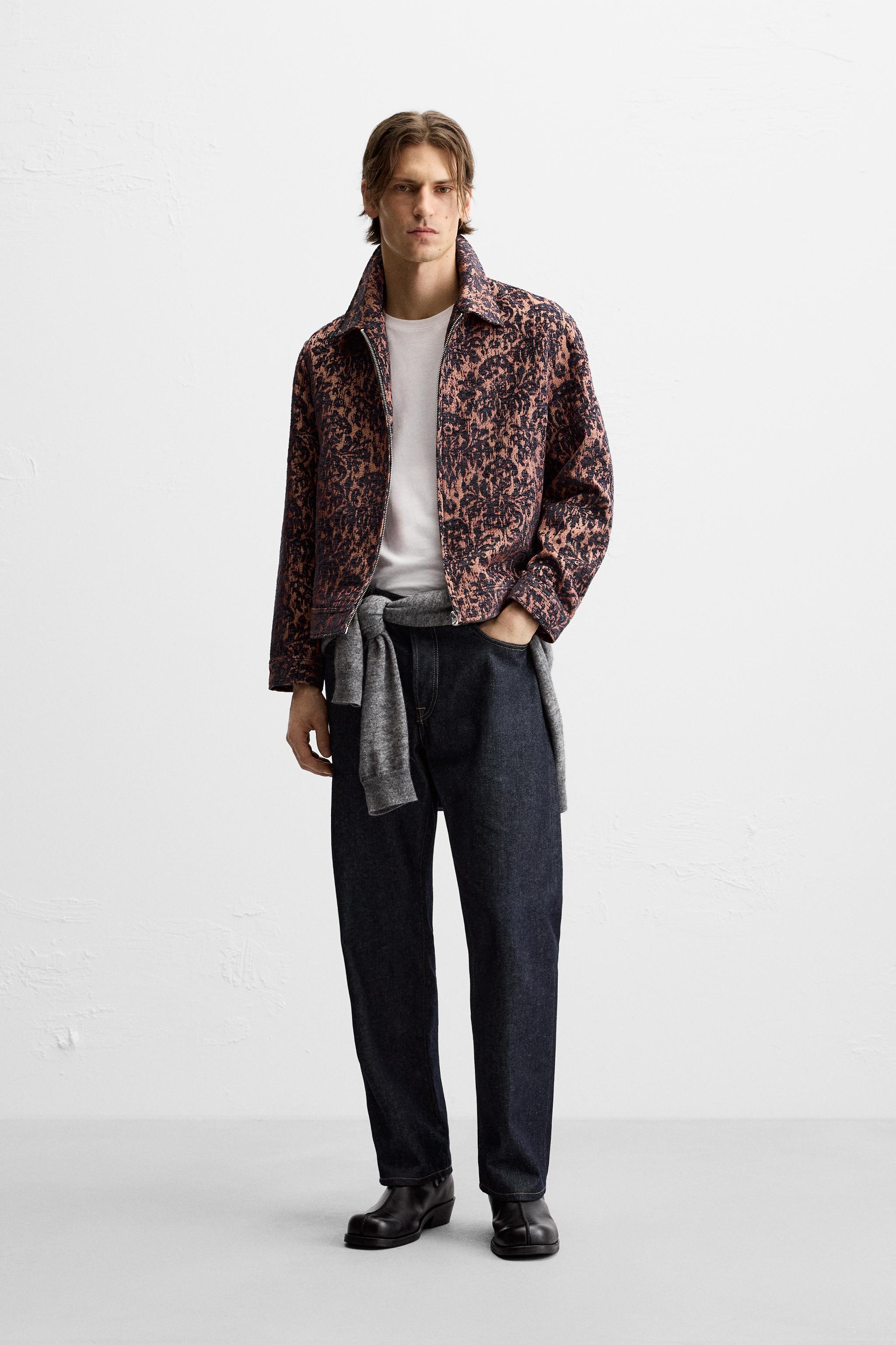 FLORAL JACQUARD JACKET Product Image