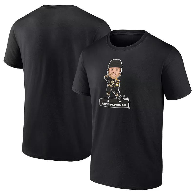 Mens Fanatics Branded David Pastrnak Boston Bruins Player Bobblehead T-Shirt Product Image