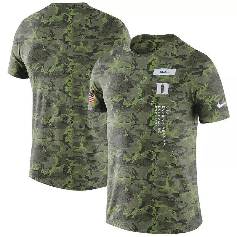 Mens Nike Camo Duke Blue Devils Military T-Shirt Product Image