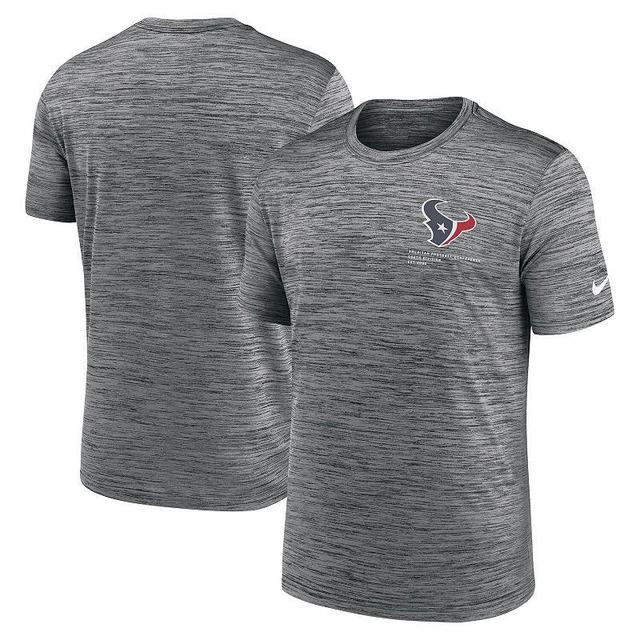 Mens Nike Anthracite Houston Texans Velocity Performance T-Shirt Product Image