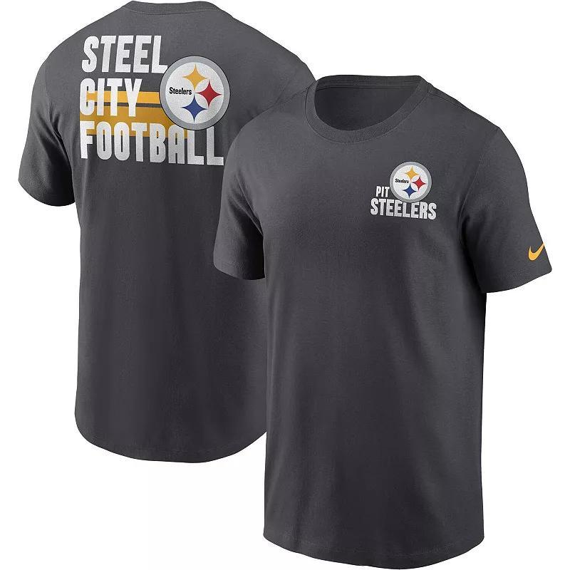 Mens Nike Anthracite Buffalo Bills Blitz Essential T-Shirt Grey Product Image