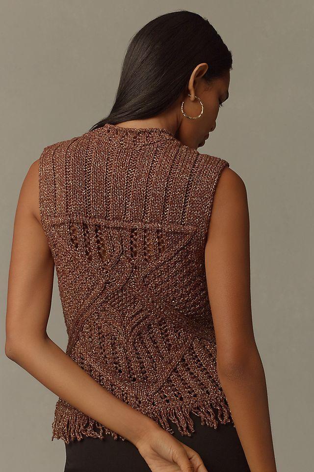 Pilcro Fringe Sweater Tank Product Image