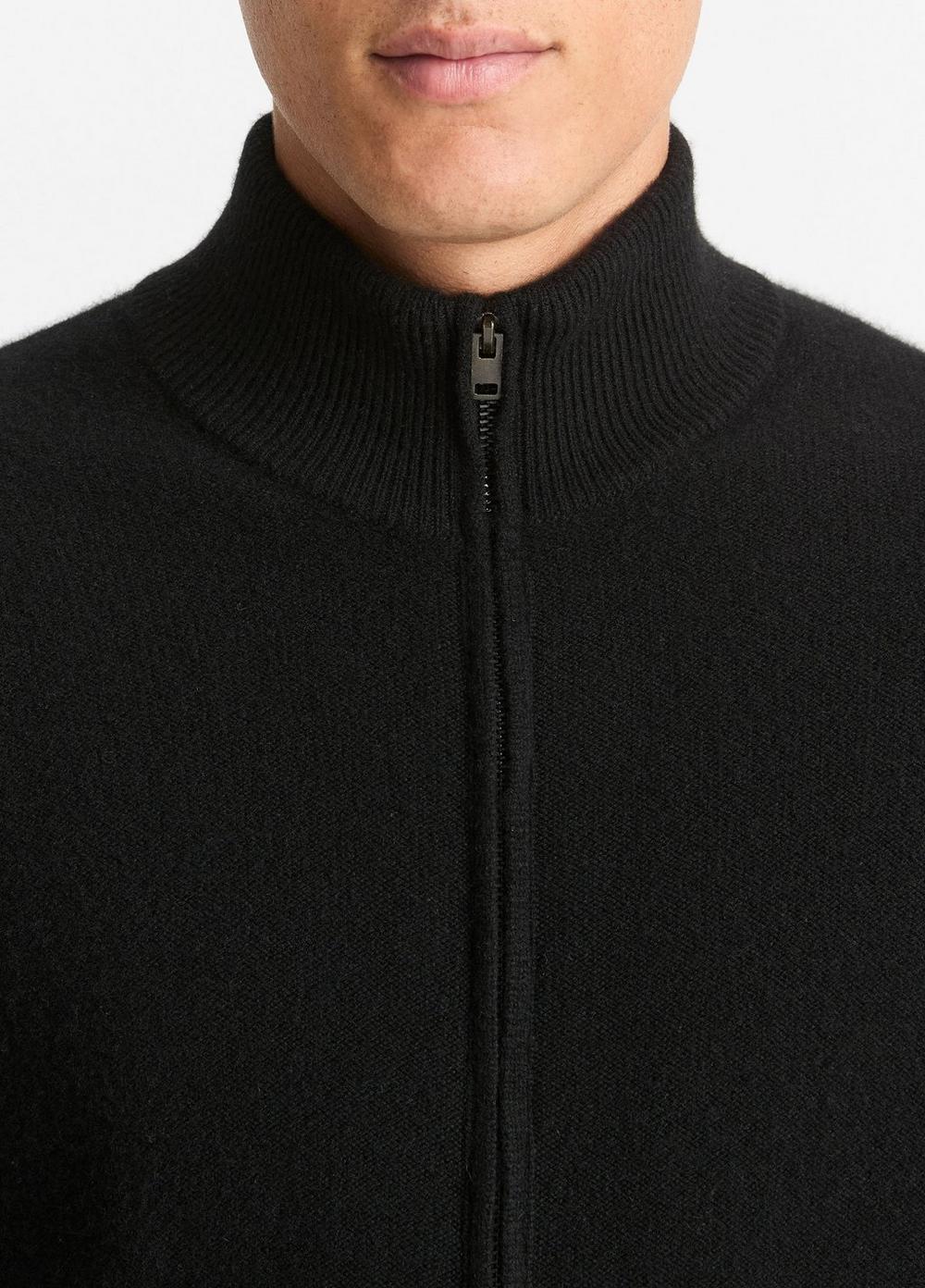 Plush Cashmere Full-Zip Sweater Product Image