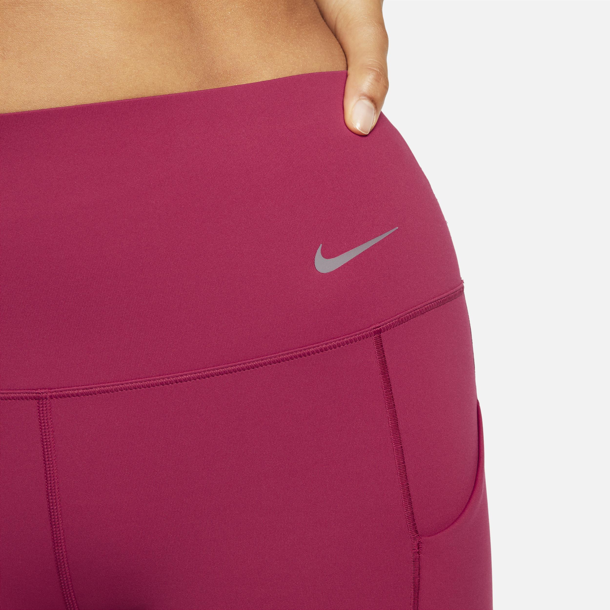 Nike Women's Universa Medium-Support High-Waisted 8" Biker Shorts with Pockets Product Image