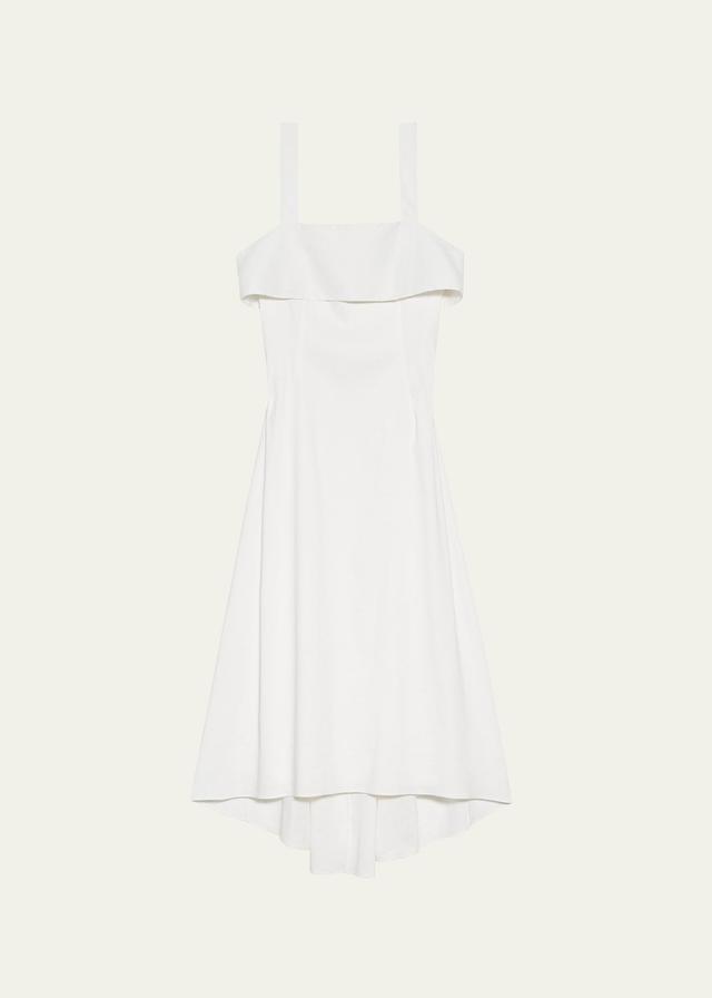 Theory High-Low Linen Blend Dress Product Image