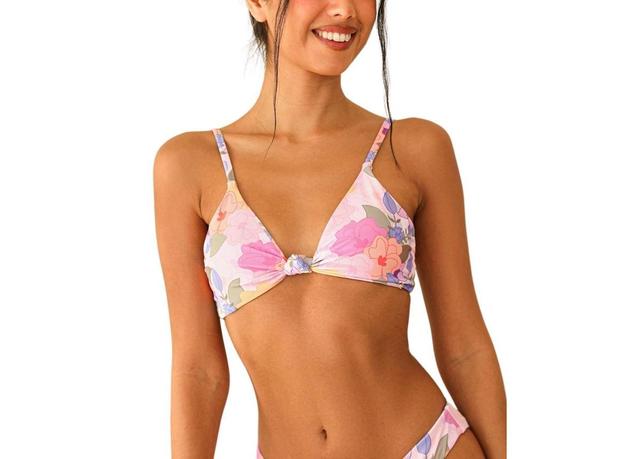 Dippin' Daisy's Women's Zen Triangle Bikini Top in Blue/Green - Product Image