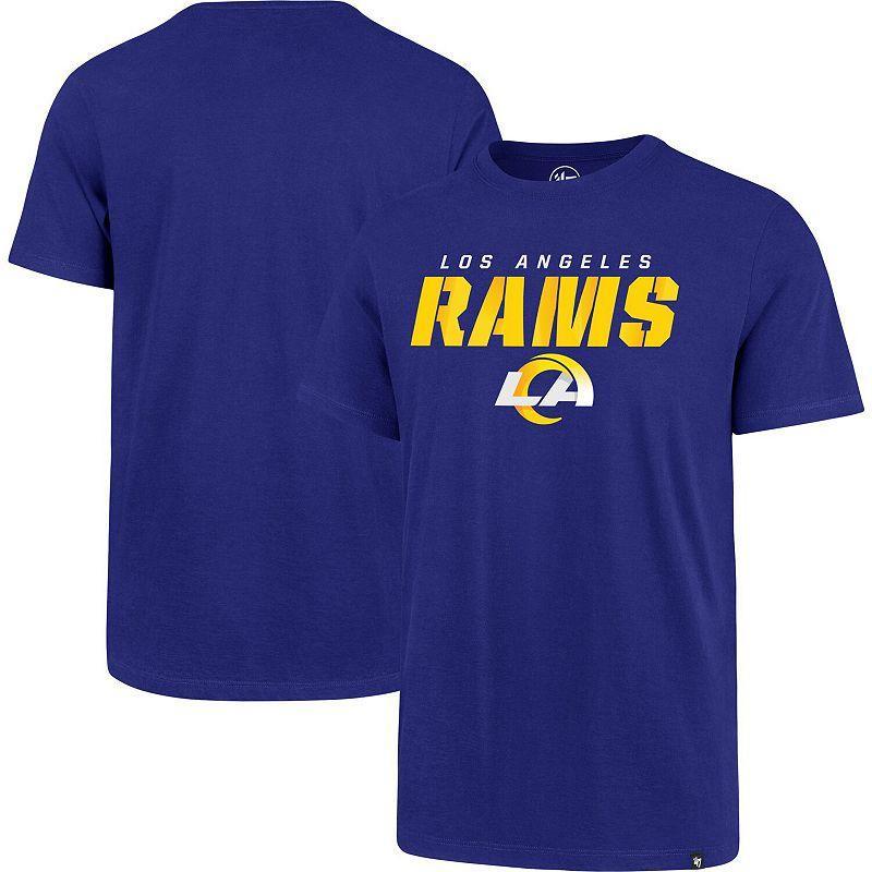 Mens 47 Royal Los Angeles Rams Logo Traction Super Rival T-Shirt Product Image