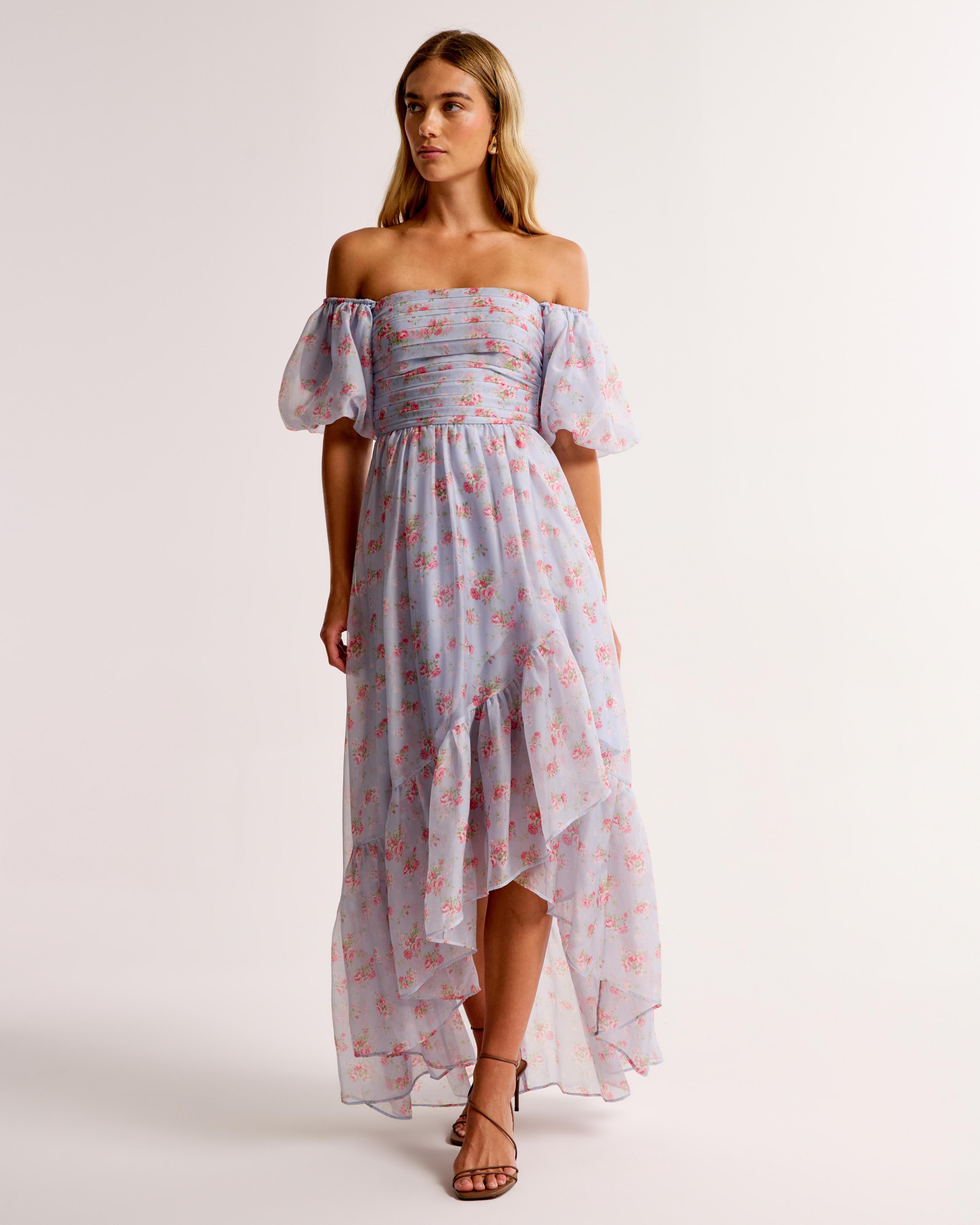 Emerson Off-The-Shoulder Drama Maxi Dress Product Image