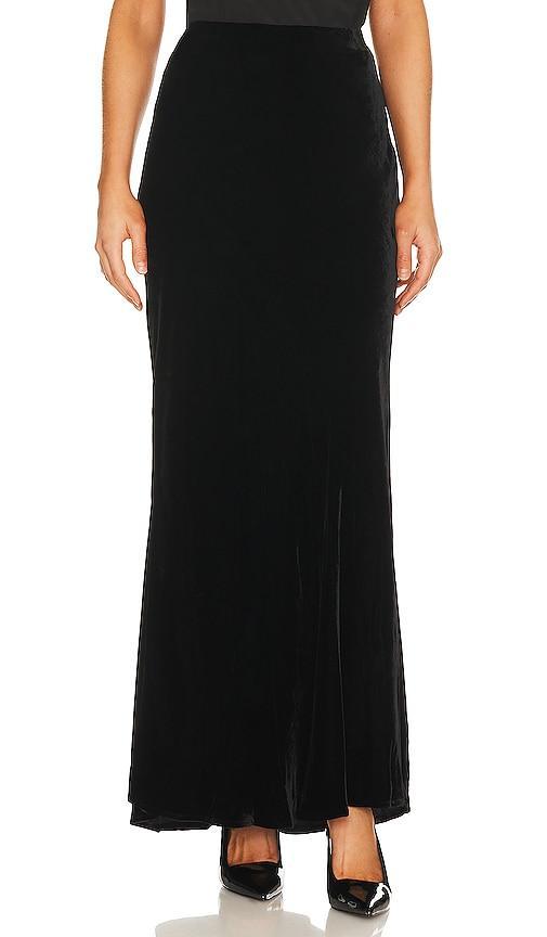 Zeta Long Velvet Skirt product image