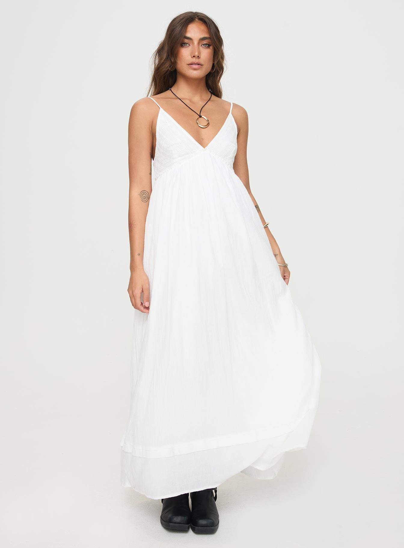 Eriksson Maxi Dress White Product Image