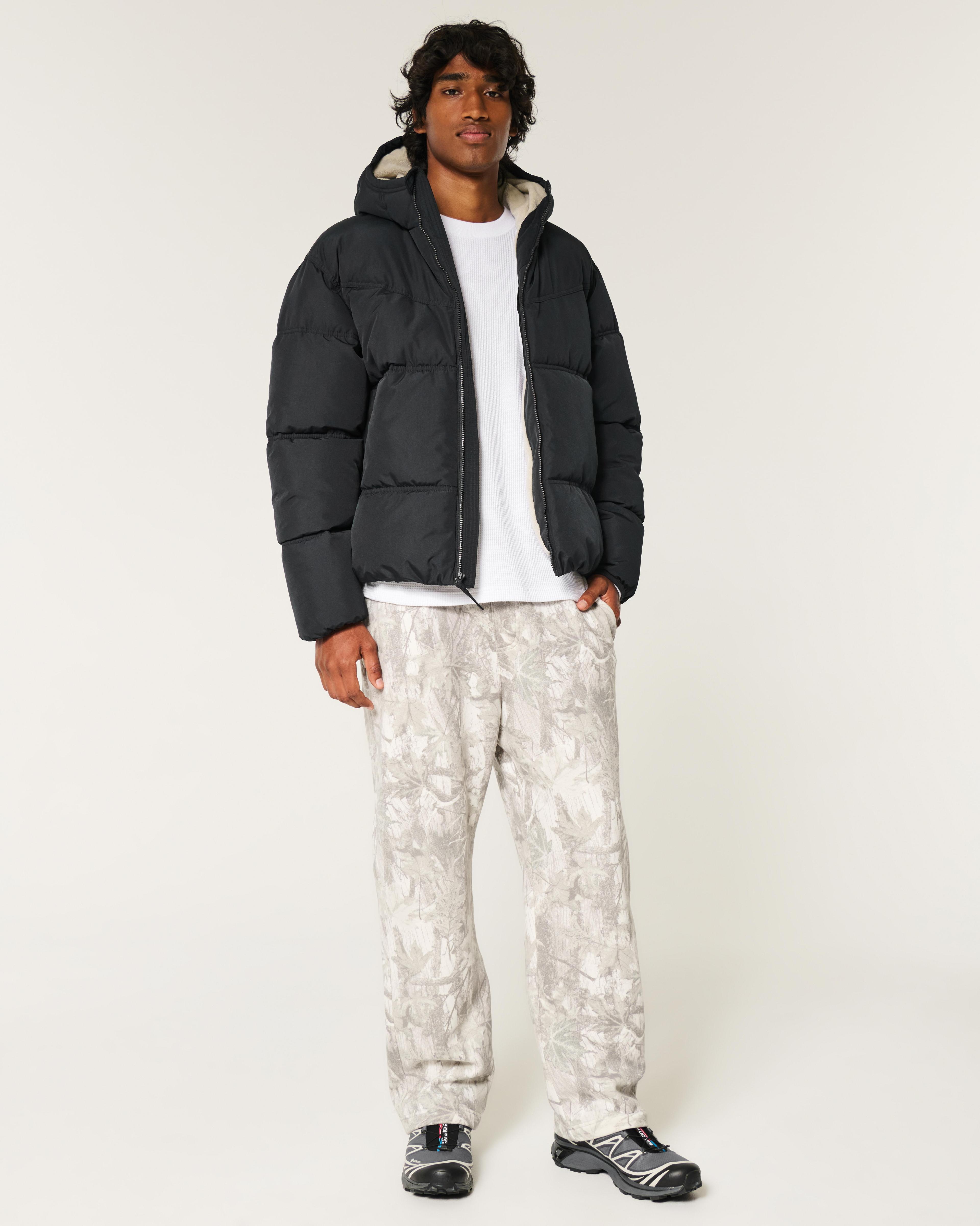 Faux Fur-Lined Puffer Jacket Product Image