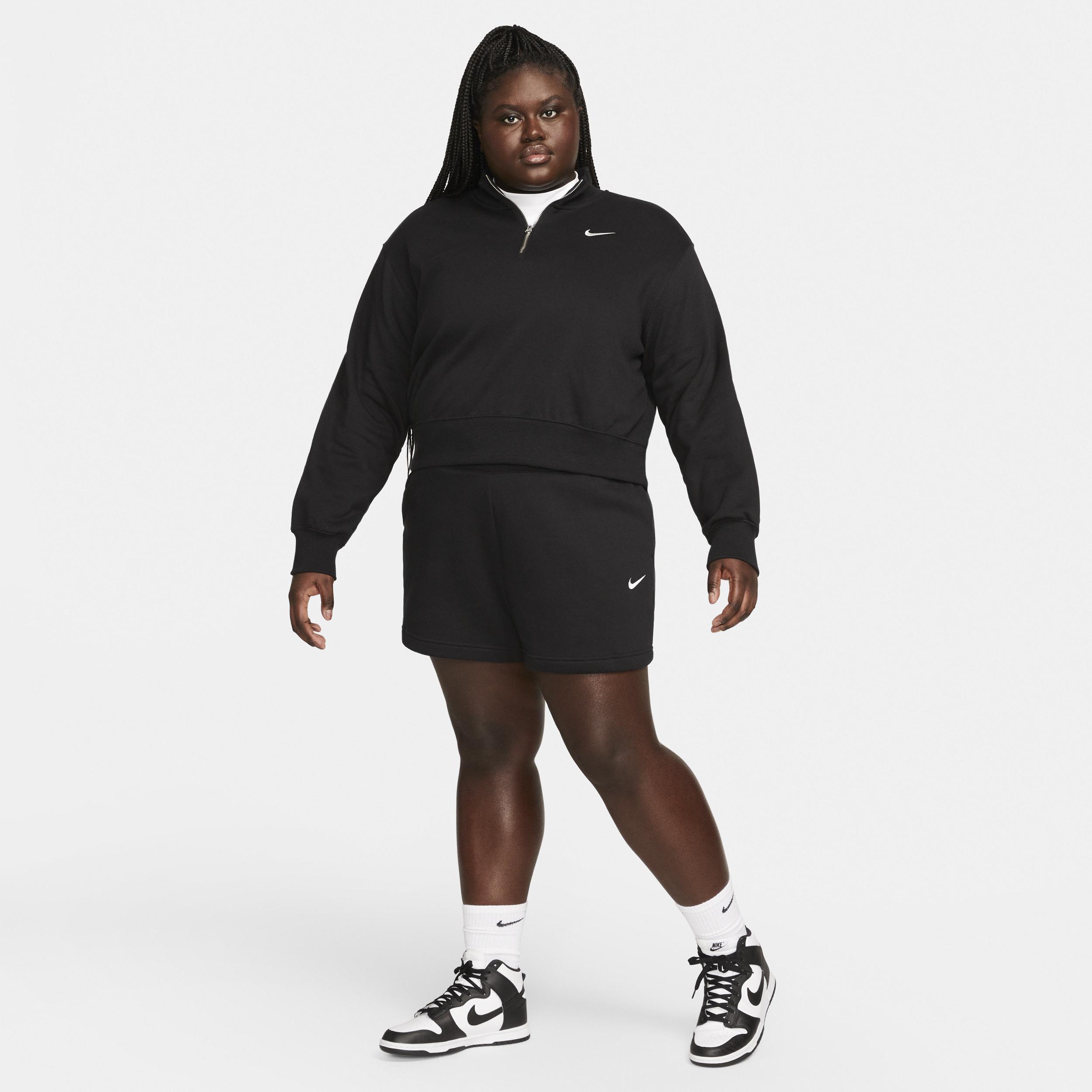 Womens Nike Sportswear Phoenix Fleece High-Waisted Loose Shorts (Plus Size) Product Image