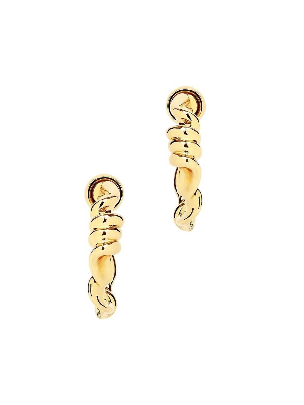 Womens Twisted Earrings In Metal Product Image