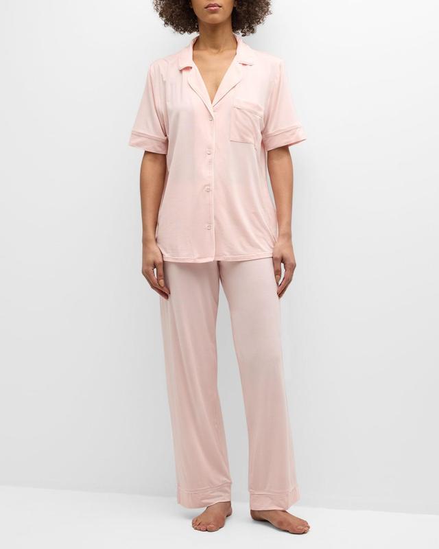 Womens Gisele Short-Sleeve Top & Pants Pajama Set Product Image