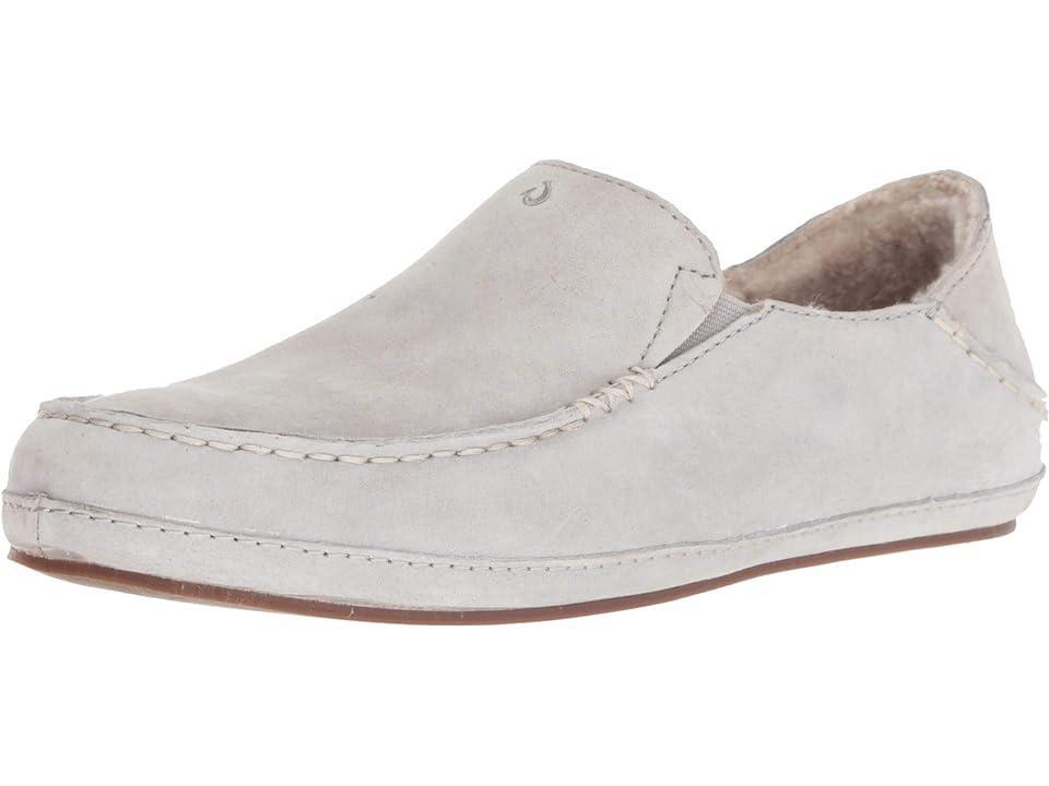 OluKai Women's Nohea Slipper - 6 - Pale Grey / Pale Grey Product Image