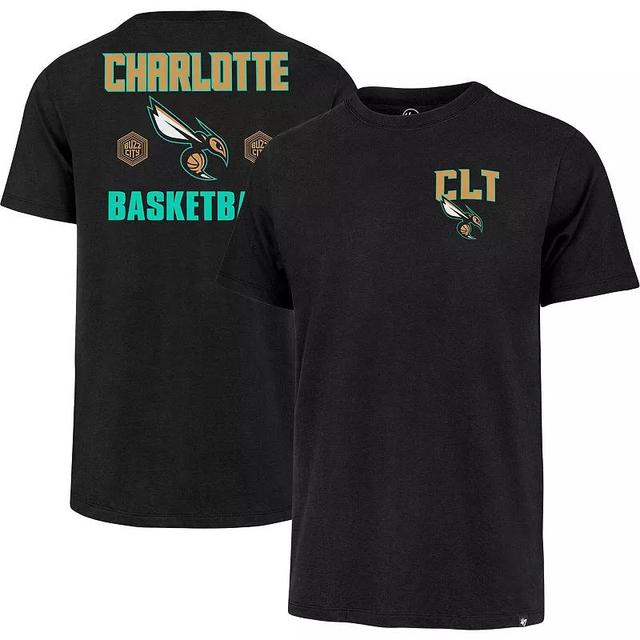 Mens 47 Black Charlotte Hornets 2022/23 City Edition Backer Franklin T-Shirt Product Image