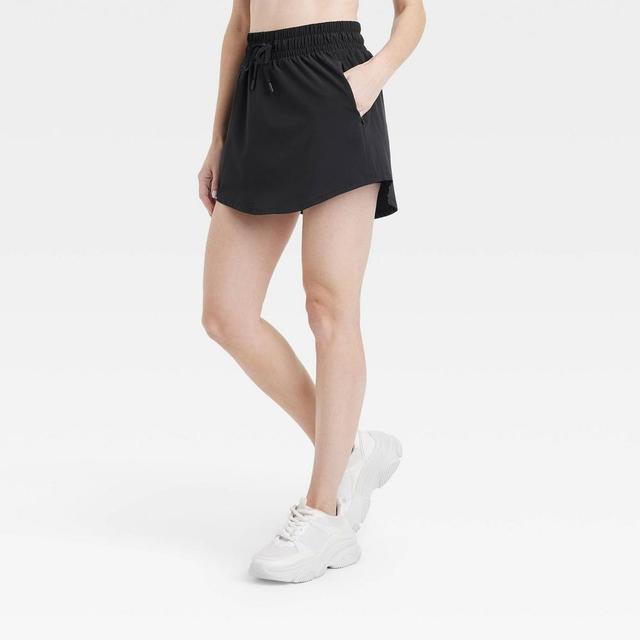 Womens Flex Woven Skort - All In Motion Black Product Image