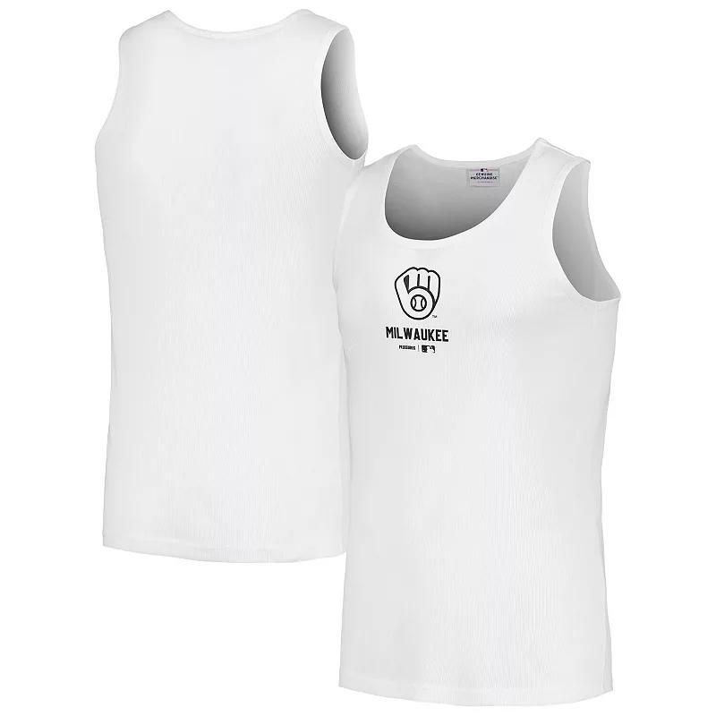 Mens PLEASURES Milwaukee Brewers Two-Pack Tank Top Product Image