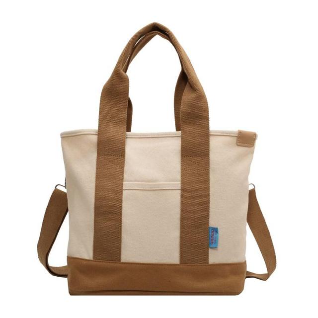 Top Handle Canvas Tote Bag Product Image