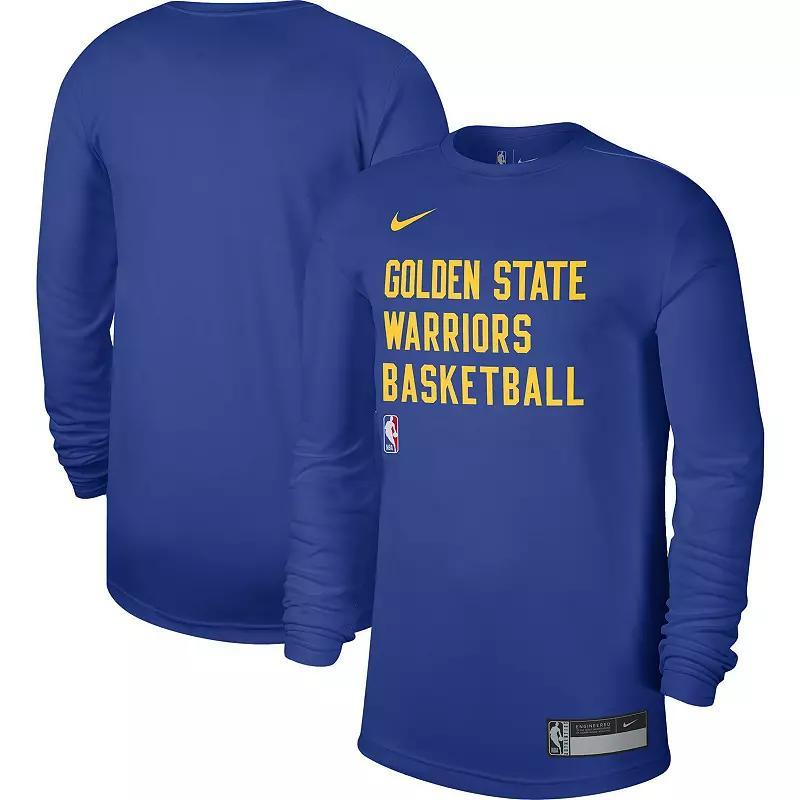 Unisex Nike Royal Golden State Warriors 2023/24 Legend On-Court Practice Long Sleeve T-Shirt, Mens Product Image