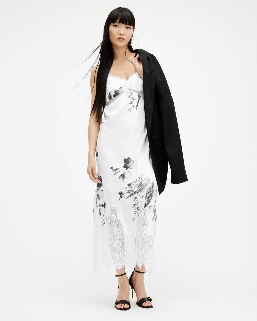 Evangelia Iona Slim Fit Midi Slip Dress Product Image