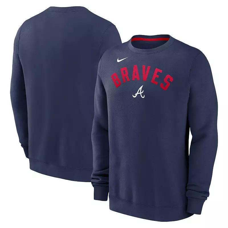 Atlanta Braves Classic Nike Men's MLB Pullover Crew Product Image