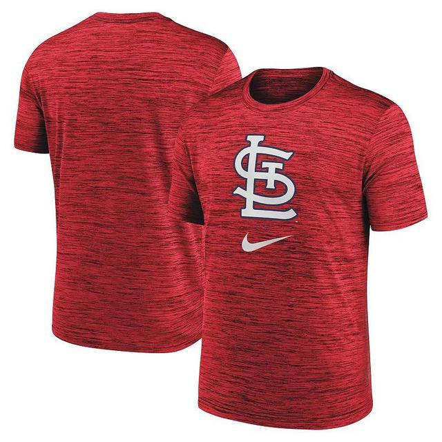 Mens Nike Red St. Louis Cardinals Logo Velocity Performance T-Shirt Product Image