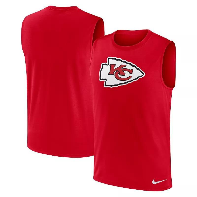 Mens Nike Kansas City Chiefs Blitz Legend Muscle Perform Tank Top Product Image