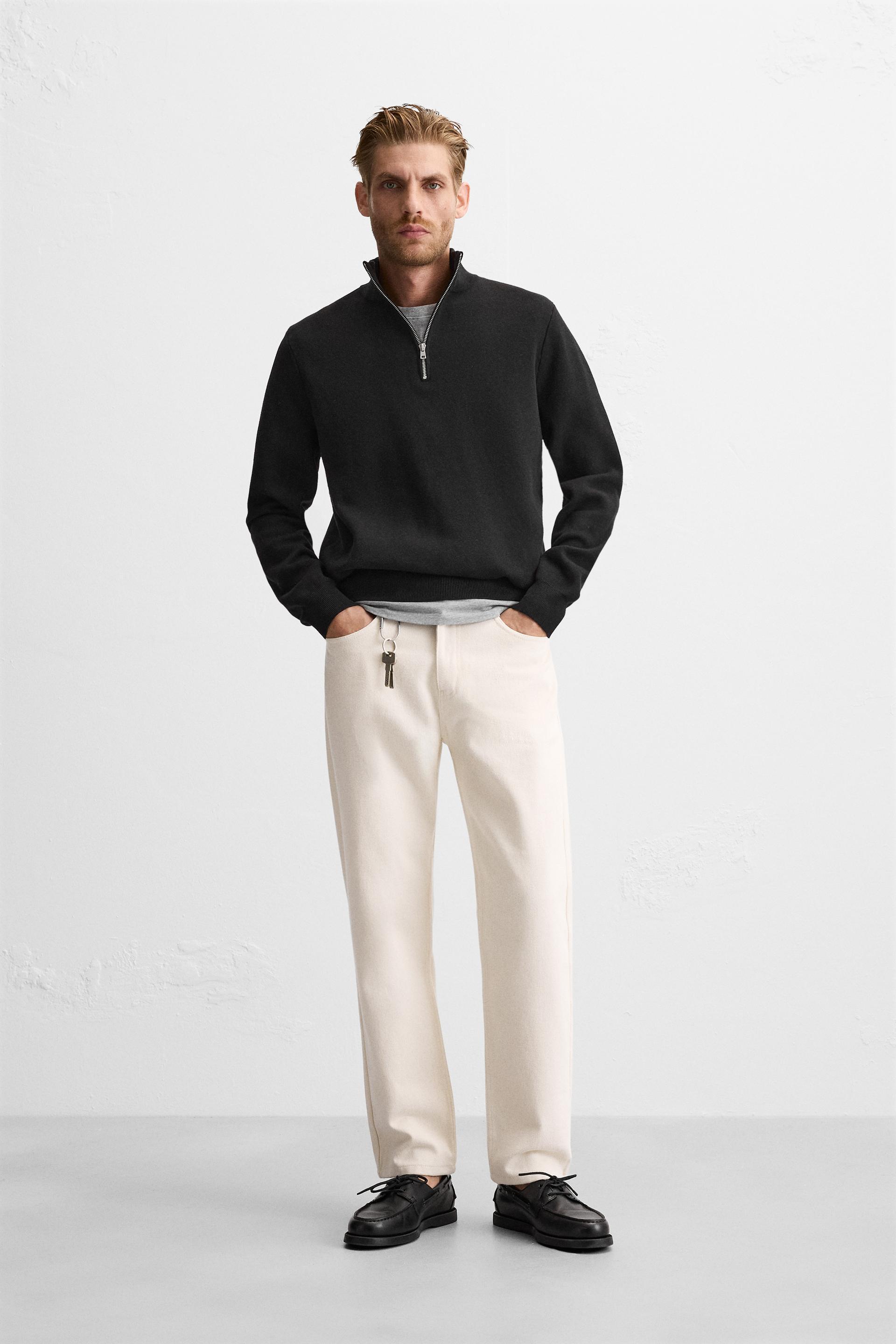 QUARTER ZIP SWEATER Product Image