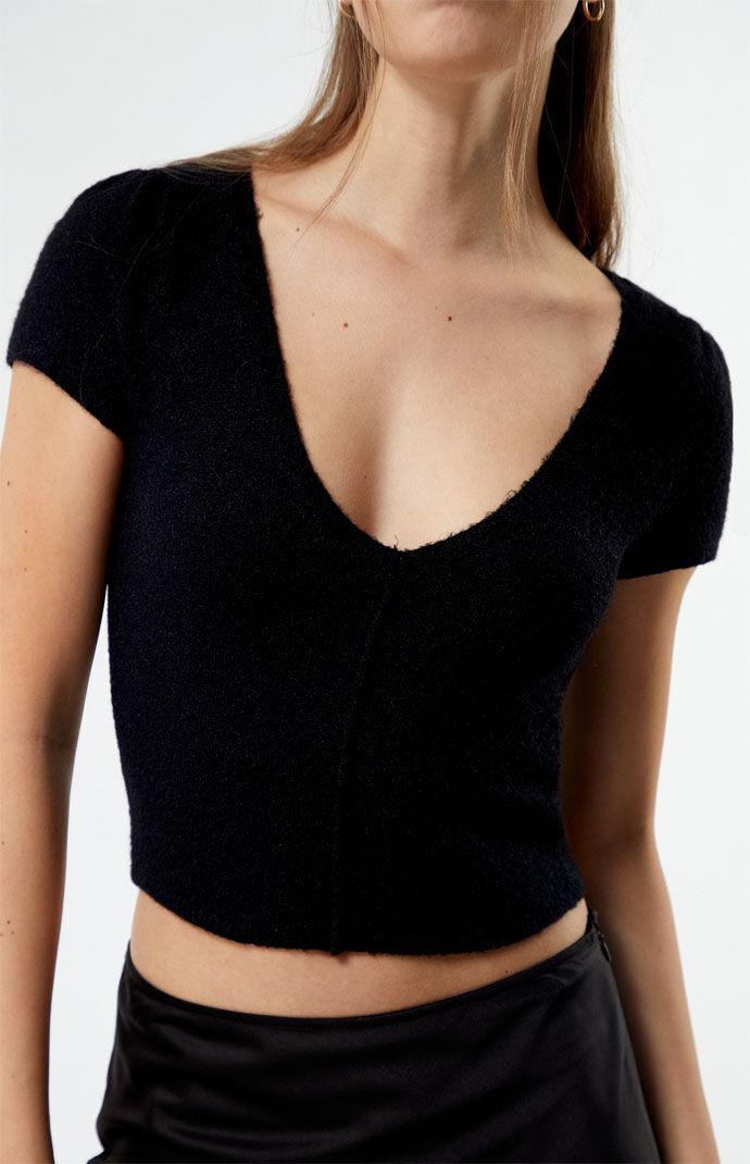 x Intimately FP Keep Me Warm Crop Top In Ivory Product Image