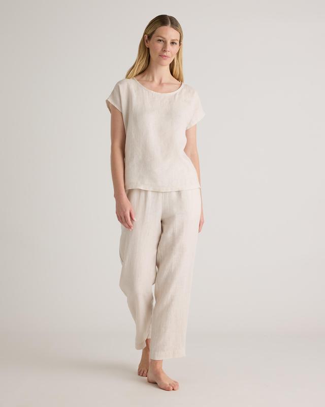 100% European Linen Pajama Set Product Image