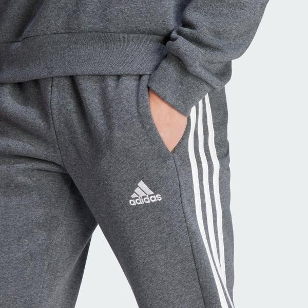 Essentials Fleece 3-Stripes Tapered Cuff Pants Product Image