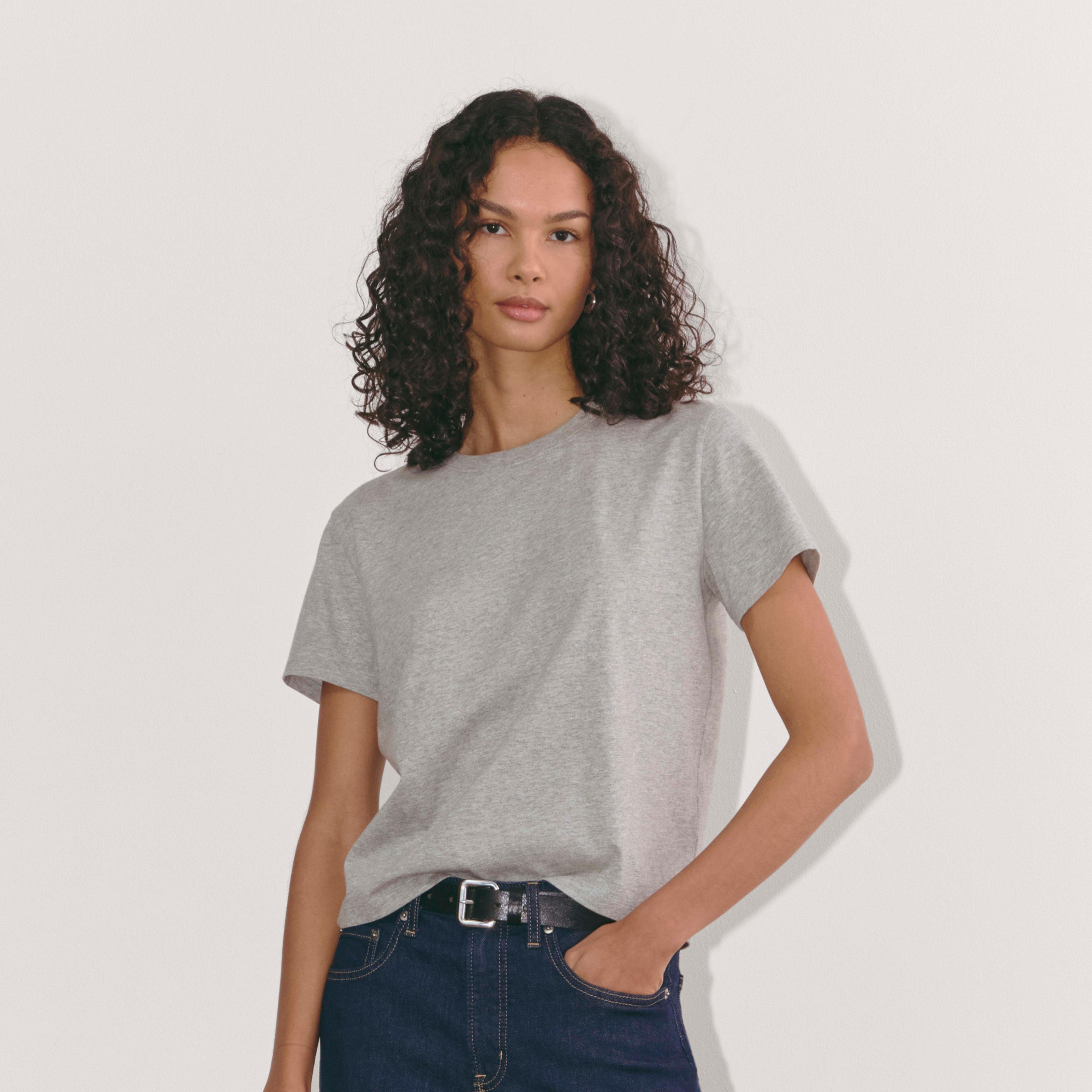 The Box-Cut Tee in Essential Cotton Product Image