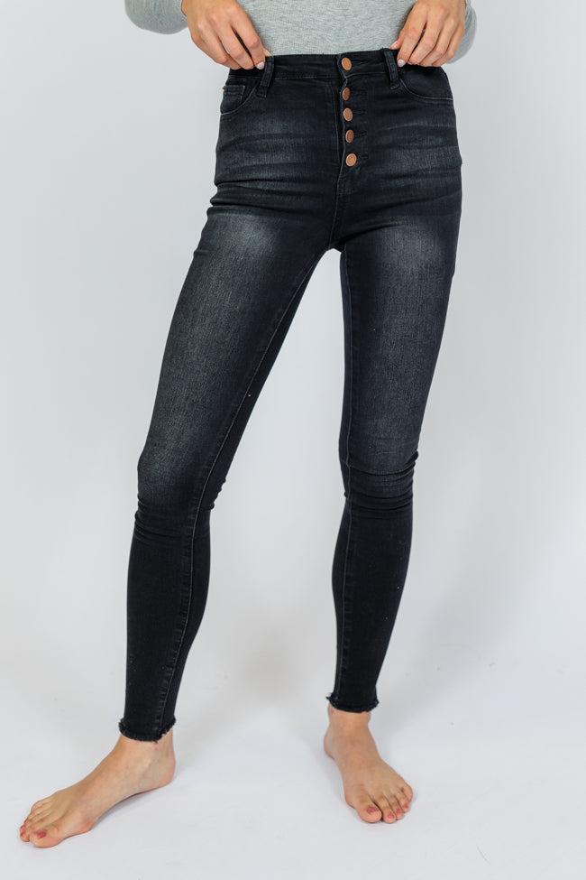 Chelsie Black Skinny Jeans Product Image