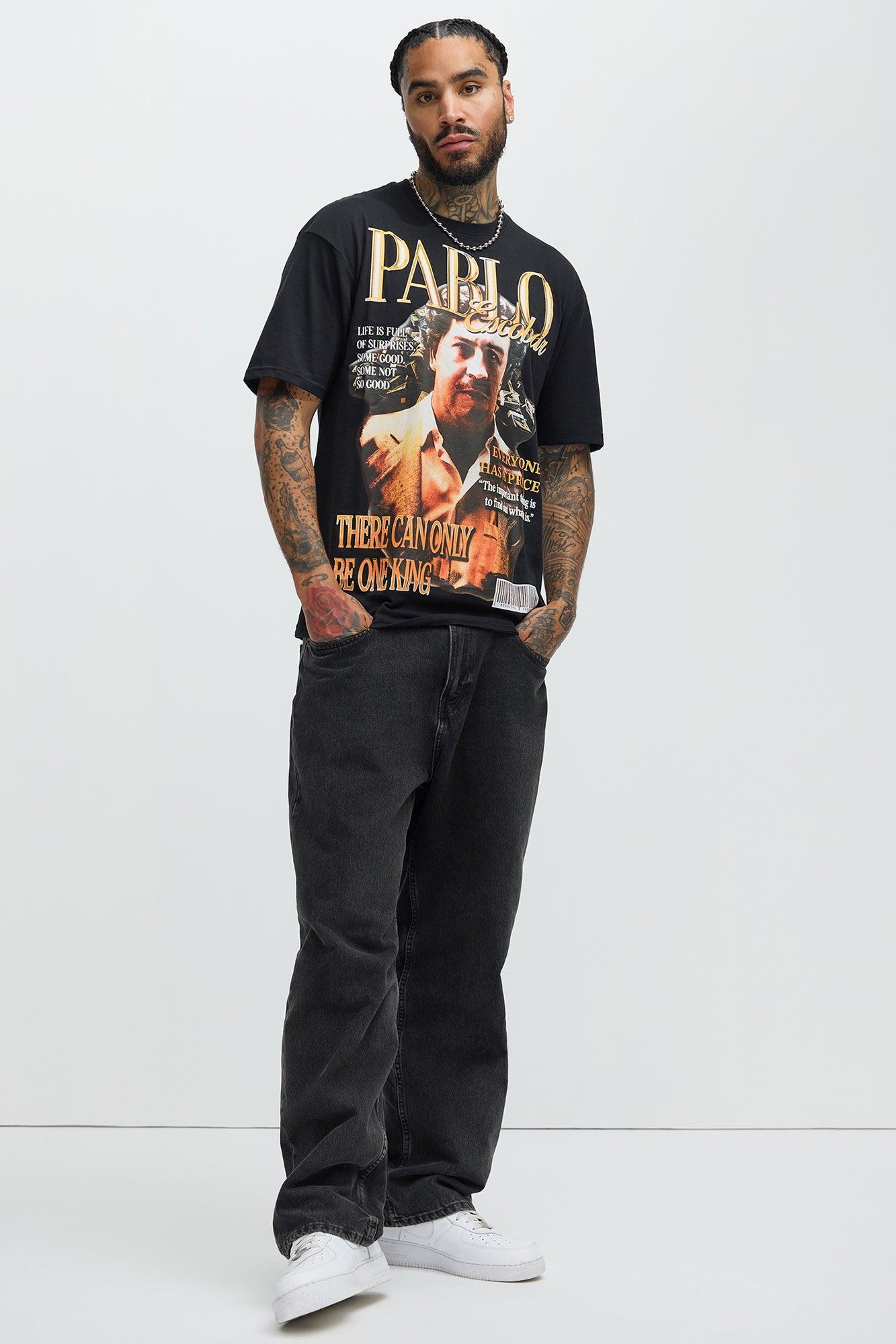 Pablo Escobar Short Sleeve Tee - Black Product Image