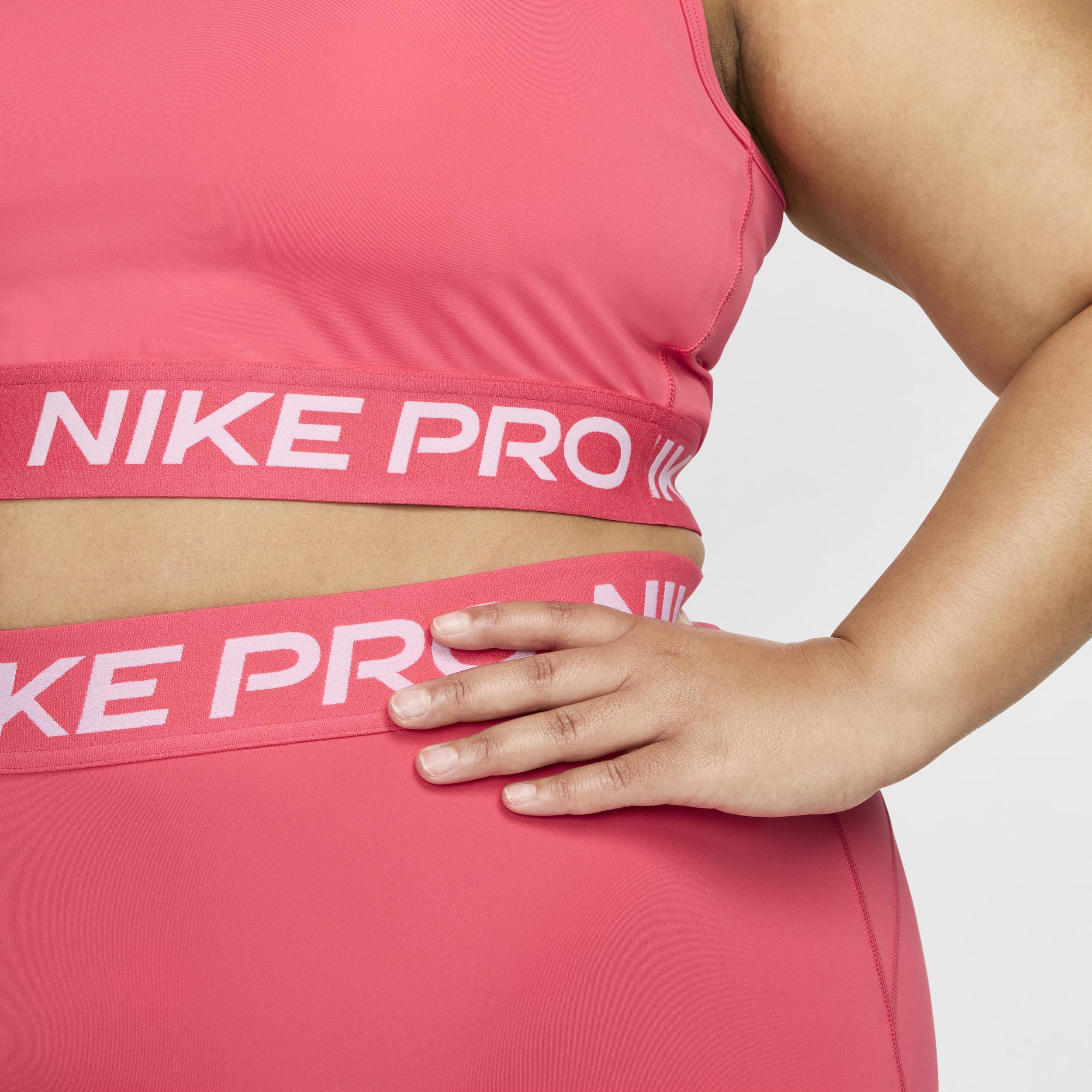 Women's Nike Pro Dri-FIT Cropped Tank Top (Plus Size) Product Image