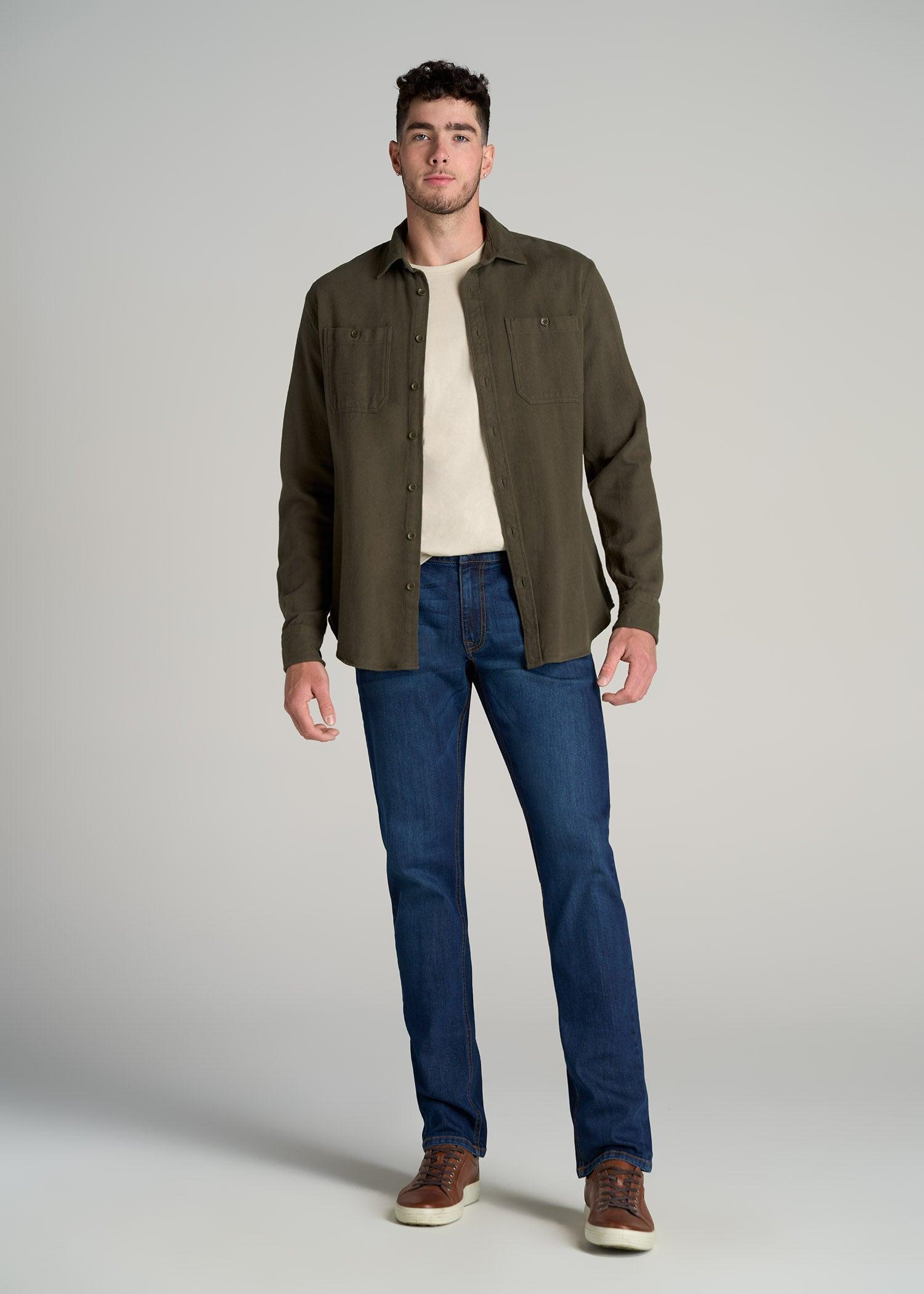 LJ&S TAPERED Jeans for Tall Men in Charger Blue Male Product Image