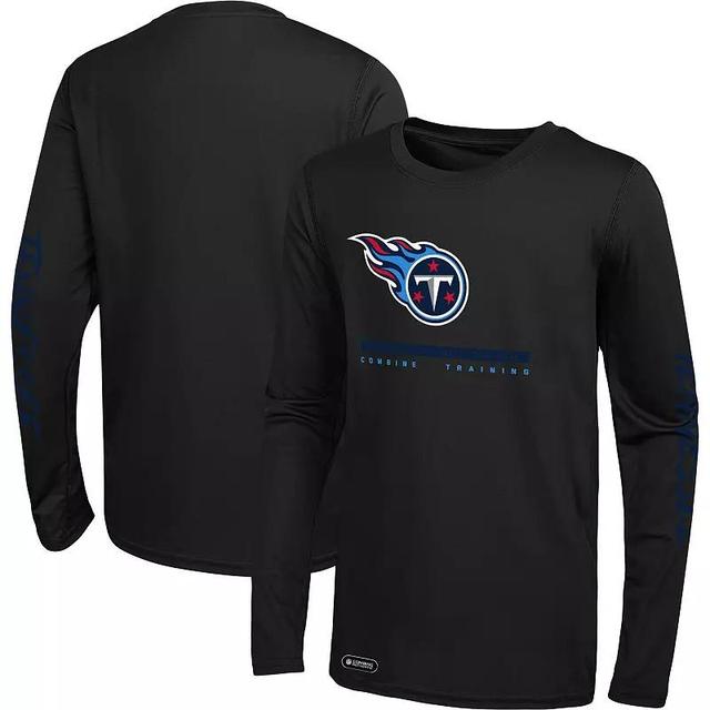 Mens Tennessee Titans Agility Long Sleeve T-Shirt Product Image