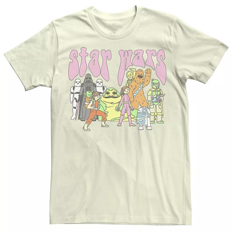 Mens Star Wars Psychedelic Group Poster Tee Product Image