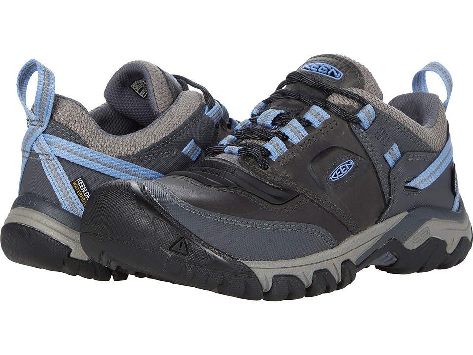 KEEN Ridge Flex WP (Steel Grey/Hydrangea) Women's Shoes Product Image